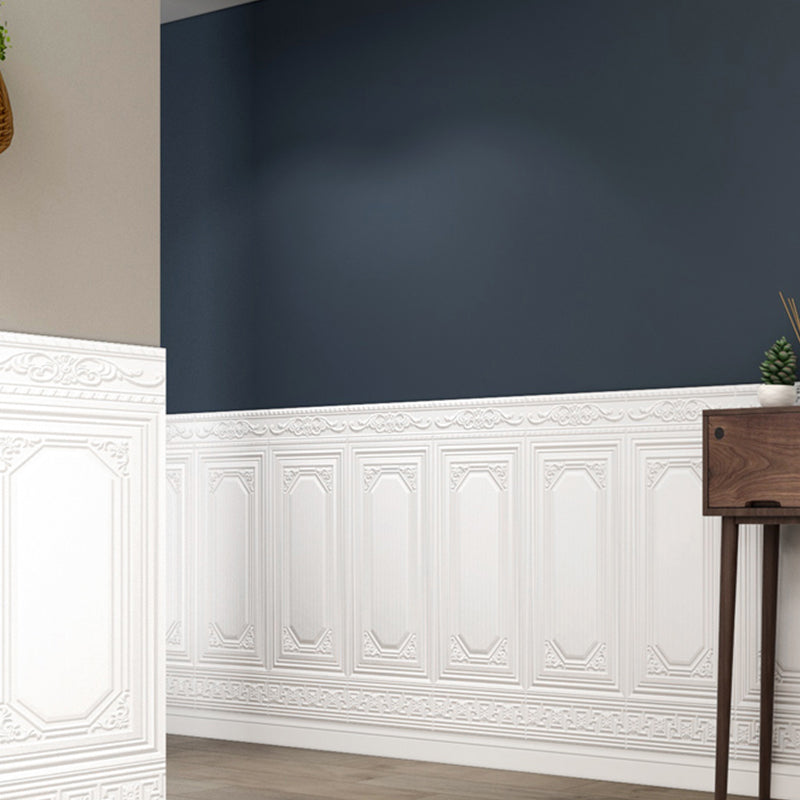 Contemporary Waterproof 3D Wainscoting Peel and Stick Indoor Wallboard
