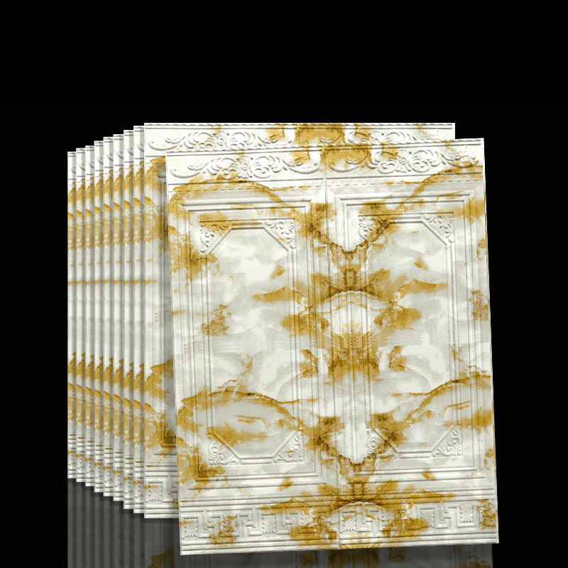 Contemporary Waterproof 3D Wainscoting Peel and Stick Indoor Wallboard