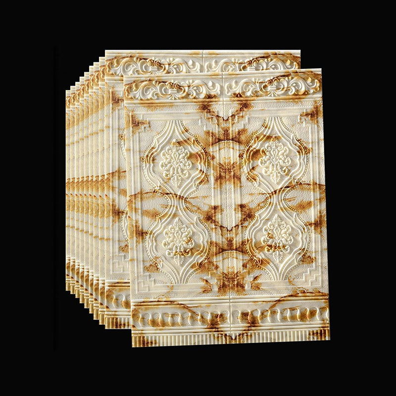 Modern 3D Wainscoting Waterproof Peel and Stick Indoor Wallboard