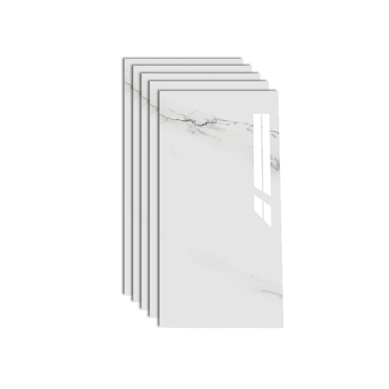 Polished Waterproof Marbling Tin Backsplash Peel and Stick Indoor Wallboard