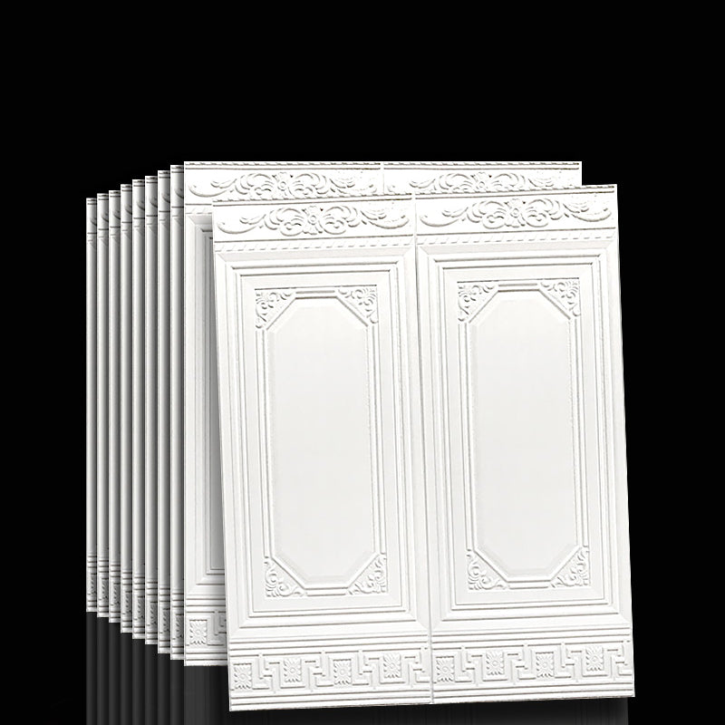 Contemporary Waterproof Wainscoting Peel and Stick Indoor Wallboard