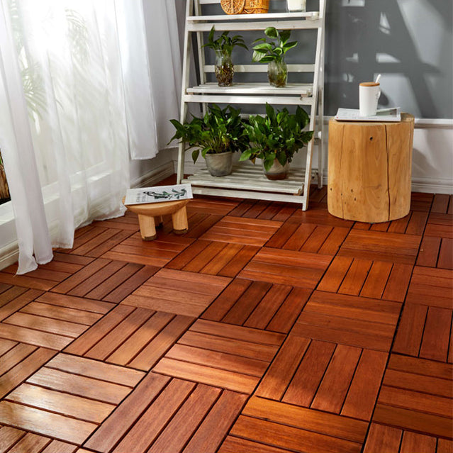 Snapping Patio Flooring Tiles Wood Patio Flooring Tiles with Waterproof