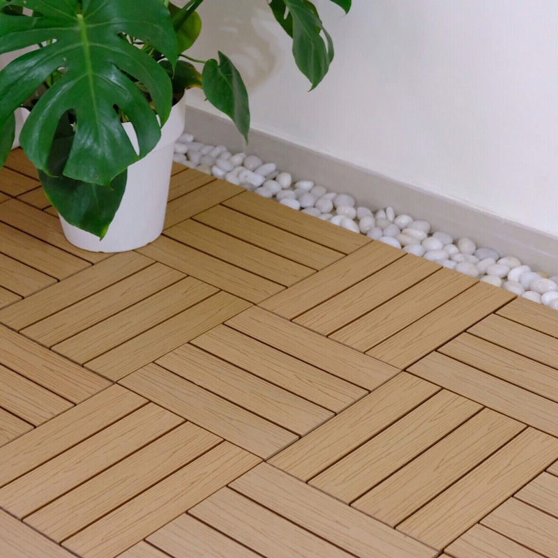 Interlocking Patio Flooring Tiles Composite Patio Flooring Tiles for Outdoor