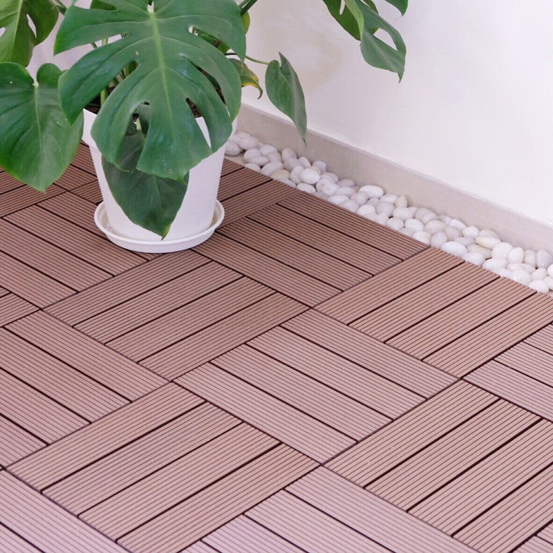 Interlocking Patio Flooring Tiles Composite Patio Flooring Tiles for Outdoor
