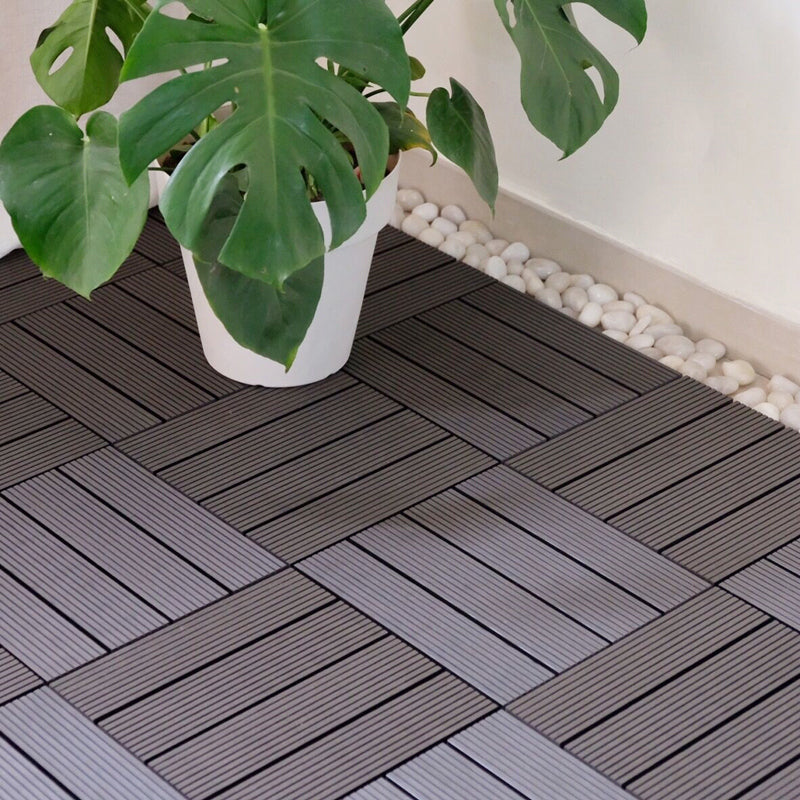 Interlocking Patio Flooring Tiles Composite Patio Flooring Tiles for Outdoor