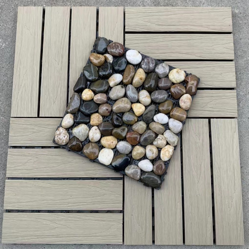 Interlocking Patio Flooring Tiles Composite Patio Flooring Tiles for Outdoor