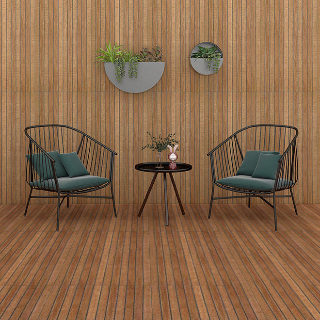 Striped Pattern Flooring Tiles 47.2" X 23.6" Flooring Tiles for Indoor and Outdoor
