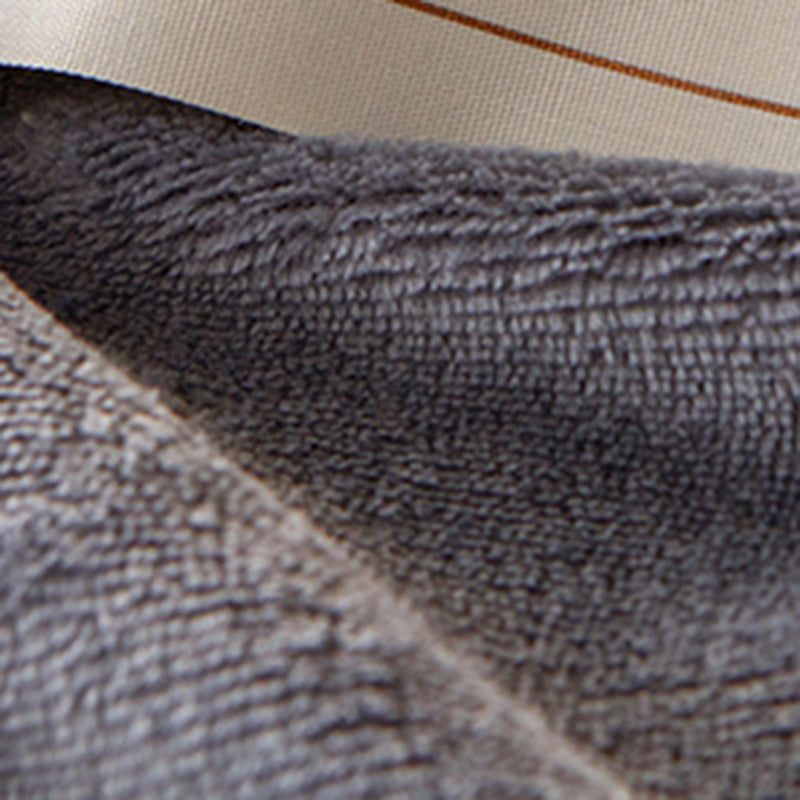 Flannel Bed Sheet Set Solid Color Basic Fitted Sheet for Bedroom