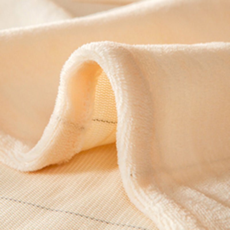 Flannel Bed Sheet Set Solid Color Basic Fitted Sheet for Bedroom