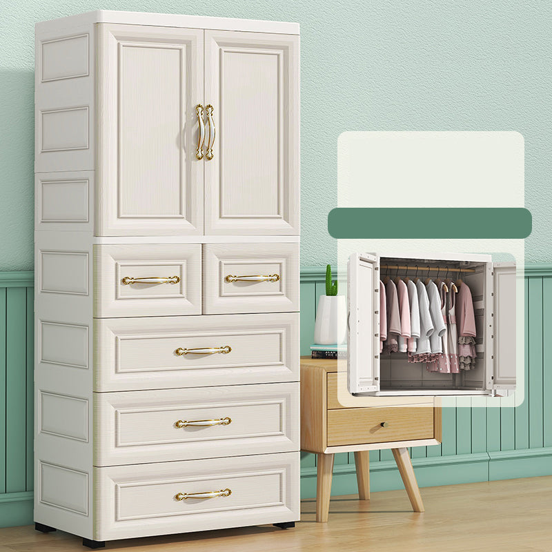 Modern Chest Scandinavian Nursery Dresser Plastic Kids Nightstand , 14.04 Inch Width