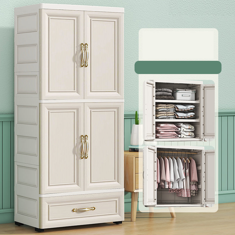 Modern Chest Scandinavian Nursery Dresser Plastic Kids Nightstand , 14.04 Inch Width