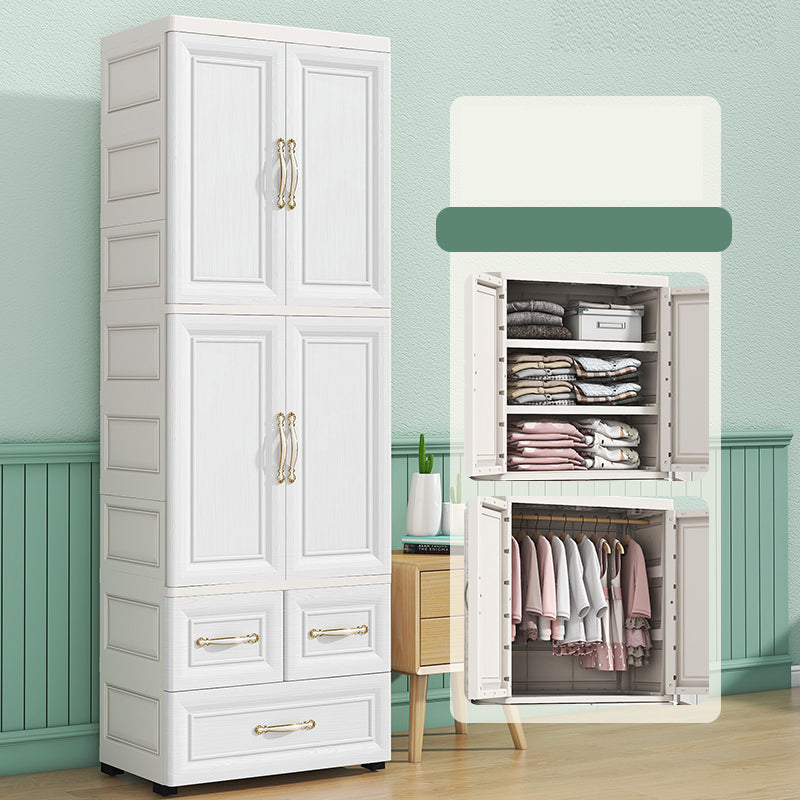 Modern Chest Scandinavian Nursery Dresser Plastic Kids Nightstand , 14.04 Inch Width