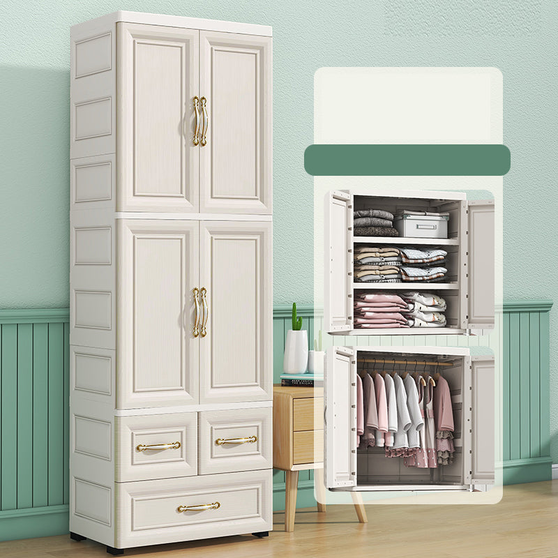 Modern Chest Scandinavian Nursery Dresser Plastic Kids Nightstand , 14.04 Inch Width