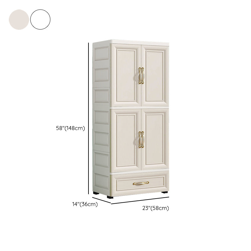 Modern Chest Scandinavian Nursery Dresser Plastic Kids Nightstand , 14.04 Inch Width