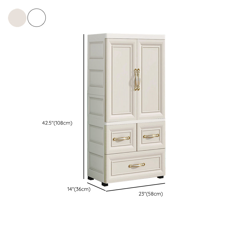 Modern Chest Scandinavian Nursery Dresser Plastic Kids Nightstand , 14.04 Inch Width