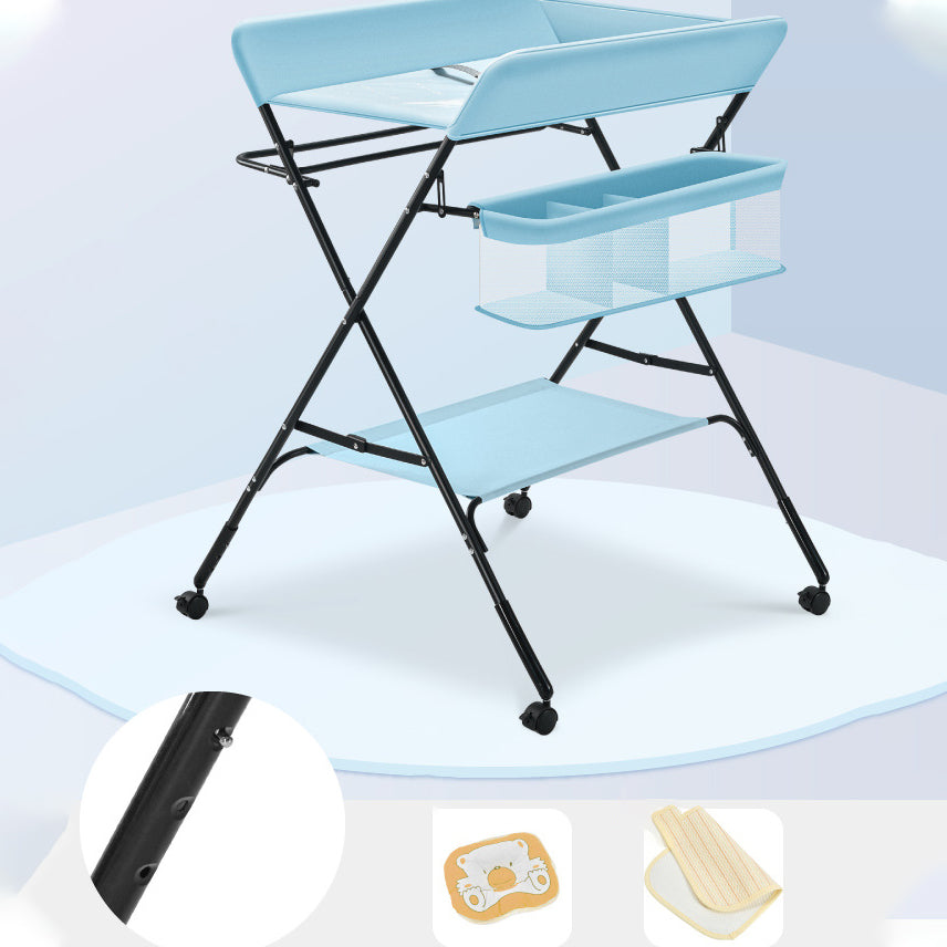 Folding Basket Baby Changing Table Portable Changing Table with Pad