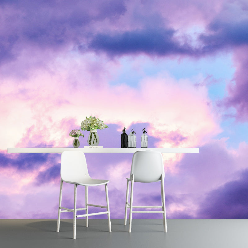 Stain Resistant Mural Wallpaper Sky Photography Indoor Wall Mural