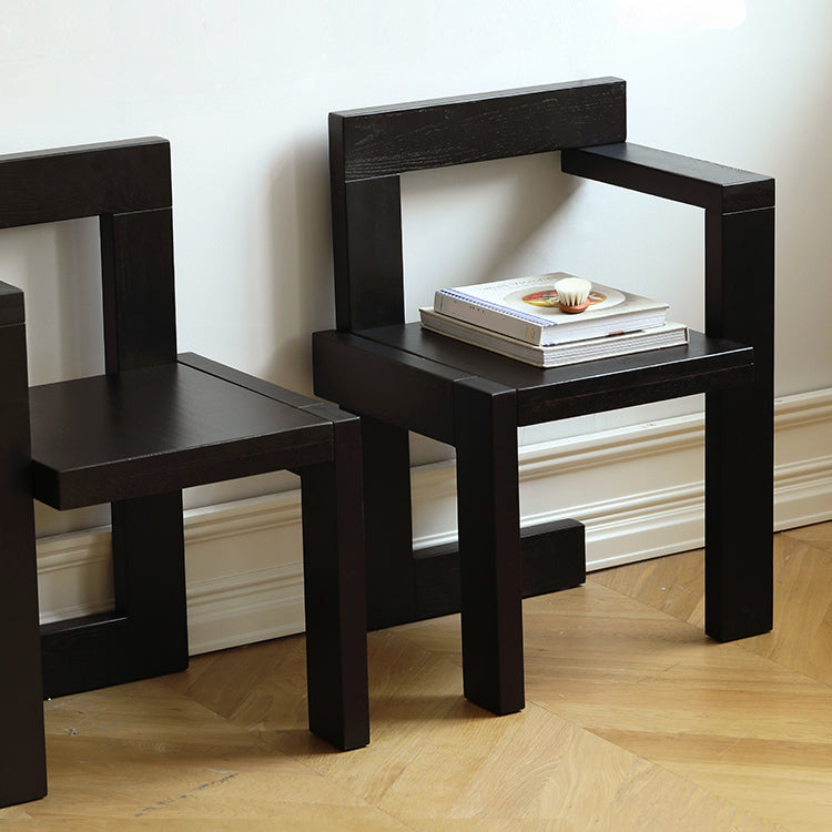 Dining Room Arm Dining Chair Home Open Back Dining Side Chair