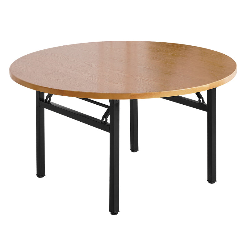 Round Folding Table Tripod Base Dining Table for Kitchen Dining Room