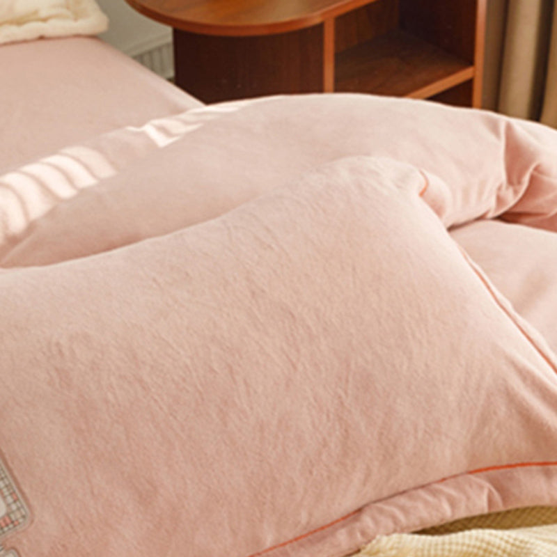 Elegant Bed Sheet Set Cotton Solid Color Fitted Sheet for Bedroom