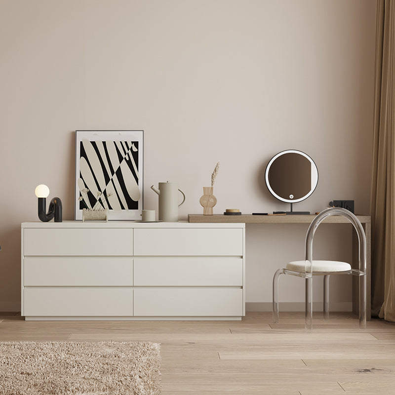 Modern With Drawer Solid Wood Lighted Mirror Bedroom Make-up Vanity