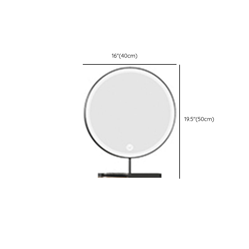 Modern With Drawer Solid Wood Lighted Mirror Bedroom Make-up Vanity