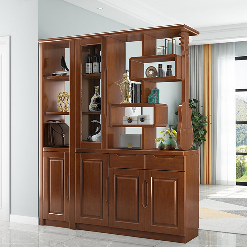 Contemporary 14.96" Wide Cabinet Wood Accent Cabinet with Drawers