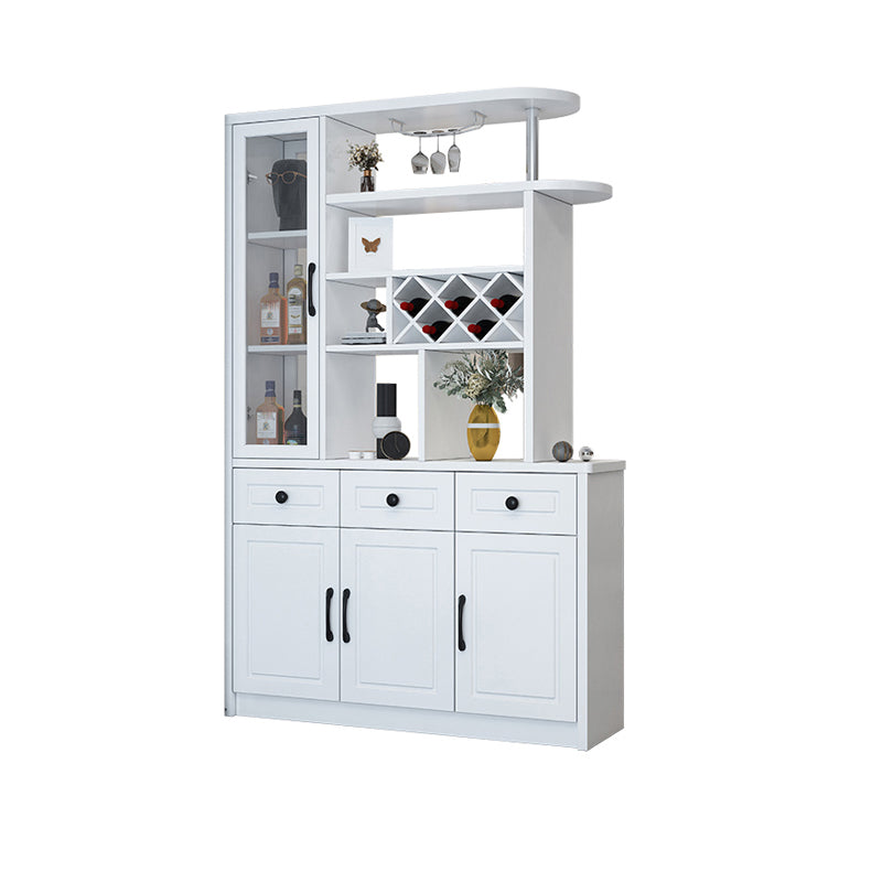 Modern 78.74" H Cabinet with Door Wooden Accent Cabinet with Drawer