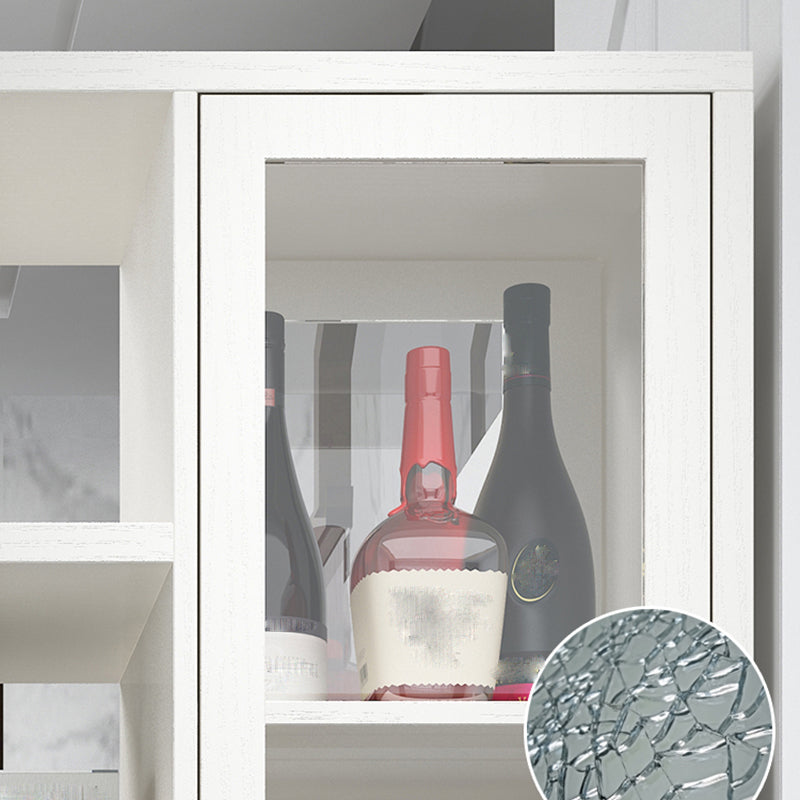 Modern 78.74" H Cabinet with Door Wooden Accent Cabinet with Drawer