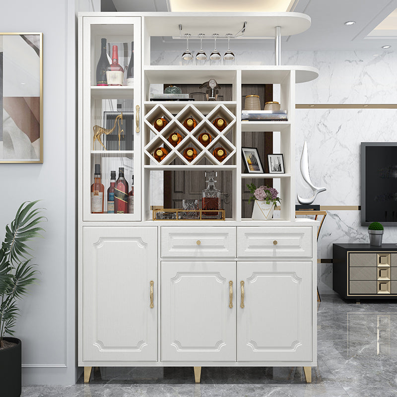 Modern 78.74" H Cabinet with Door Wooden Accent Cabinet with Drawer