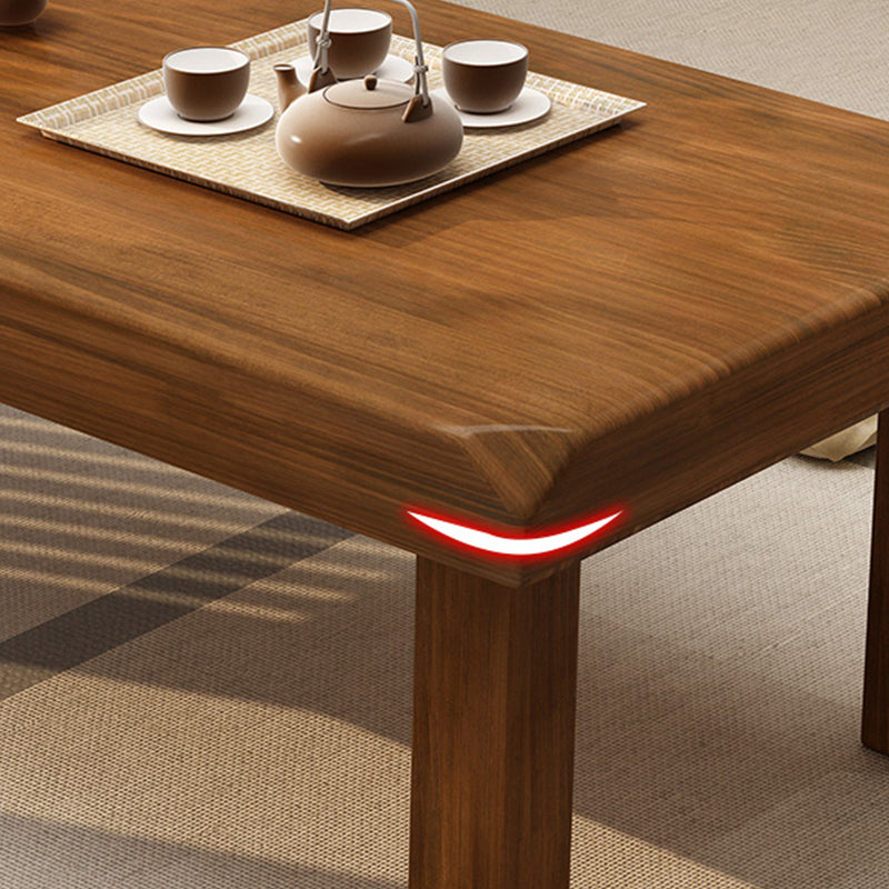 Simplicity Rectangle Wood Coffee Table Contemporary Single Coffee Table