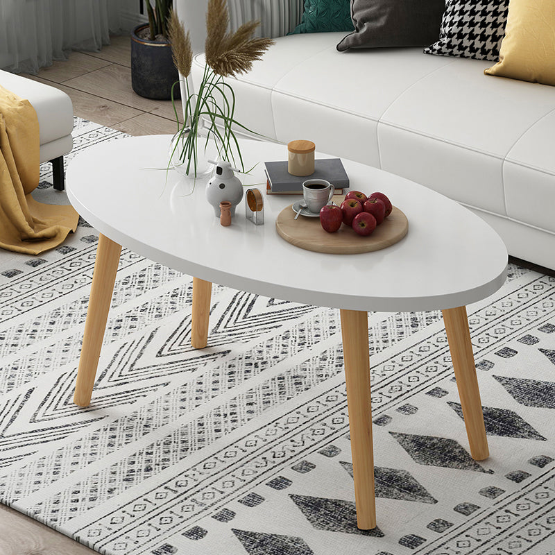 Country Farmhouse Coffee Table Folding Wooden Coffee Cocktail Table