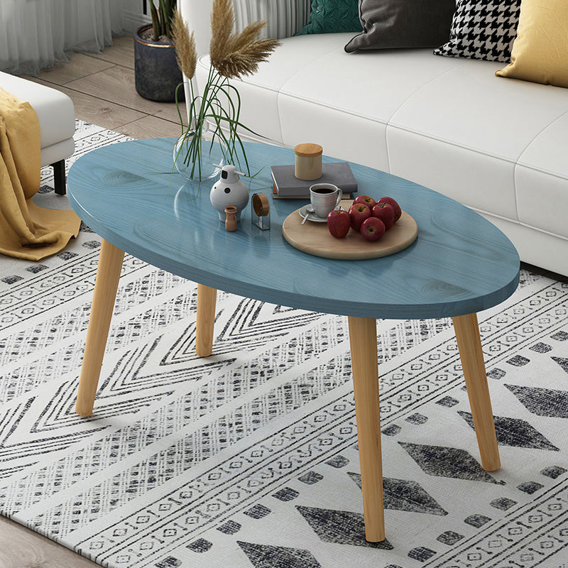 Country Farmhouse Coffee Table Folding Wooden Coffee Cocktail Table