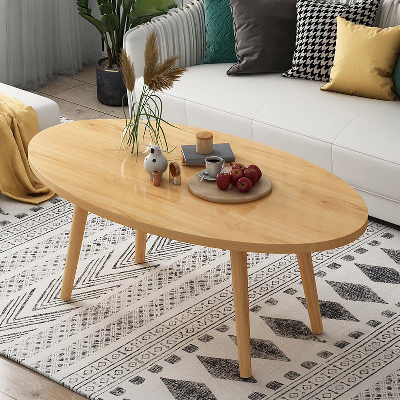 Country Farmhouse Coffee Table Folding Wooden Coffee Cocktail Table