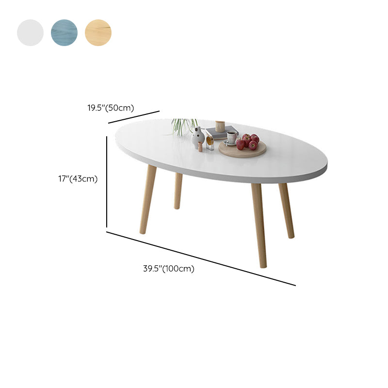 Country Farmhouse Coffee Table Folding Wooden Coffee Cocktail Table