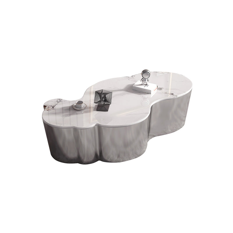Slate Geometric Coffee Table Modern Abstract Coffee Cocktail Table