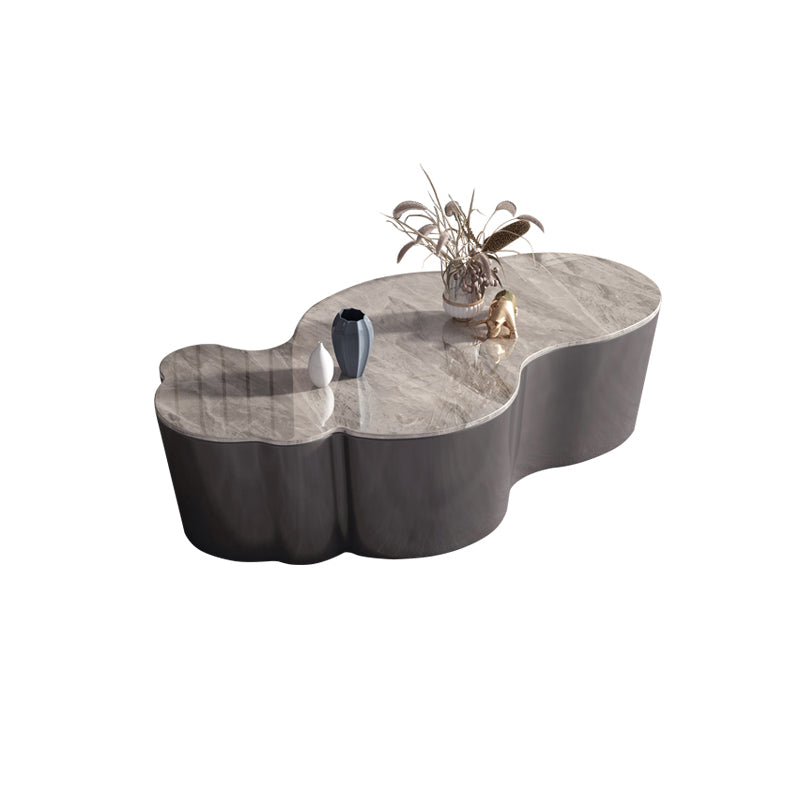 Slate Geometric Coffee Table Modern Abstract Coffee Cocktail Table