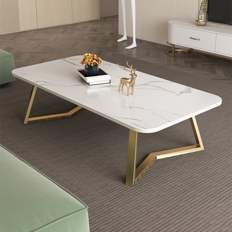 Modern Slate Coffee Cocktail Table Sled Rectangle Coffee or End Table
