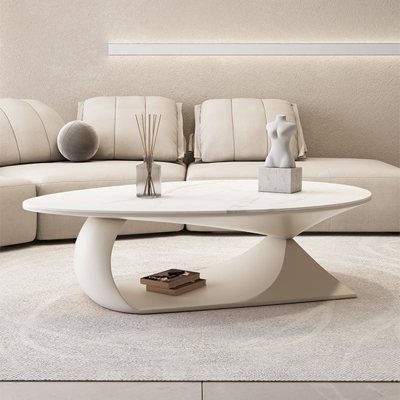 Slate Top Coffee Cocktail Table Abstract Coffee or End Table