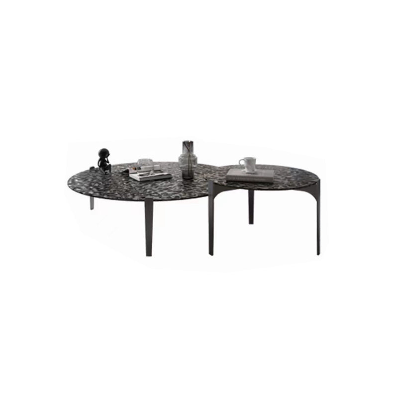 Glass Top Coffee Cocktail Table Coffee or End Table with 3 Legs