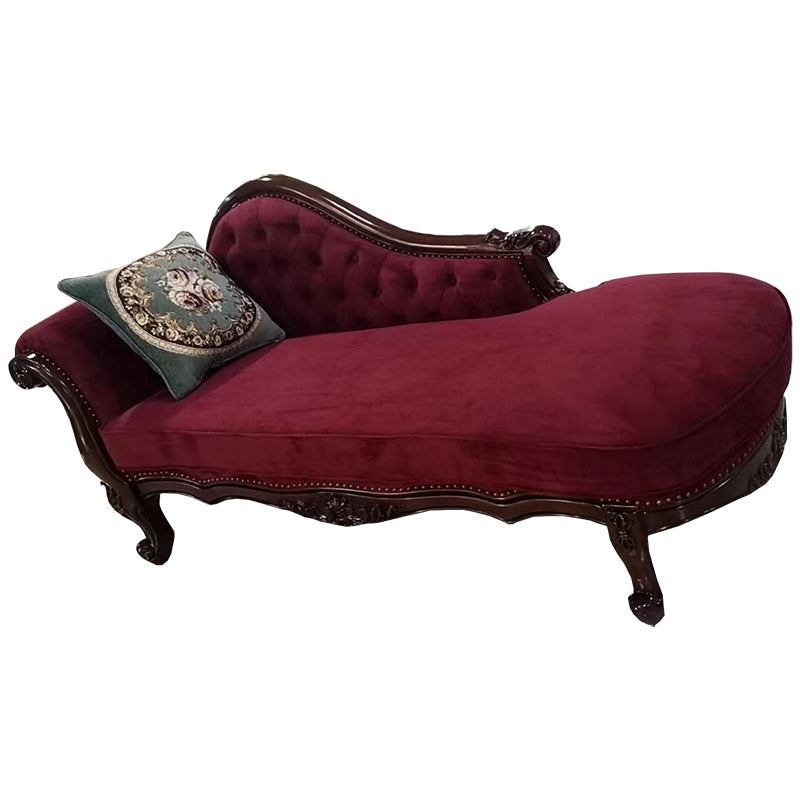 Traditional Upholstered Chaise Lounge Couch Leather Chaise Lounge Chair