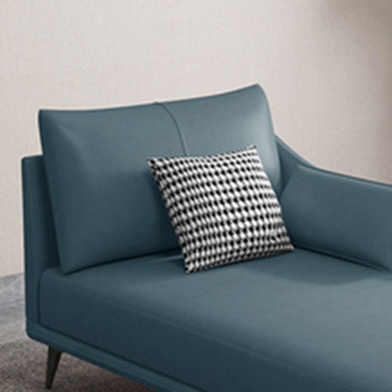 Modern Chaise Lounge Couch One Armed Chaise Lounge with Pillows