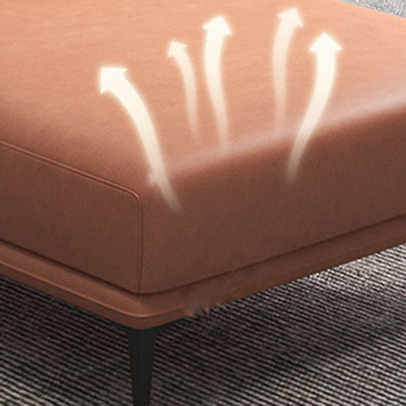 Modern Chaise Lounge Couch One Armed Chaise Lounge with Pillows