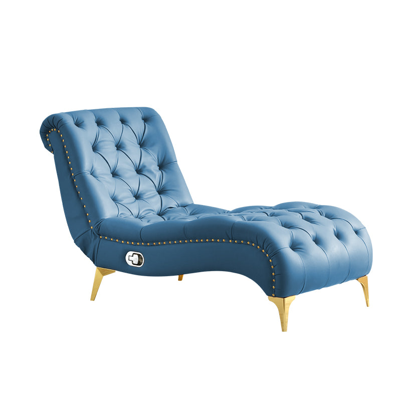 Modern Upholstered Chaise Lounge Couch Armless Chaise Lounge Chair