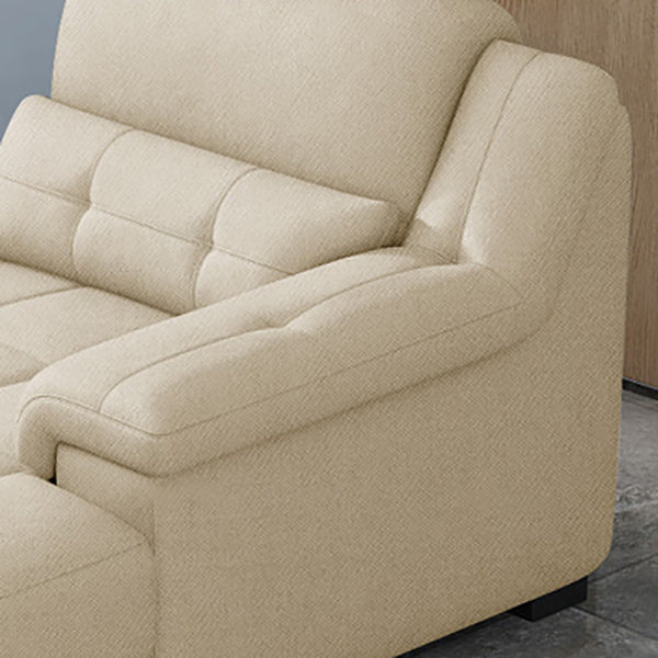 Modern Upholstered Chaise Lounge Couch Linen Blend Chaise Lounge Chair