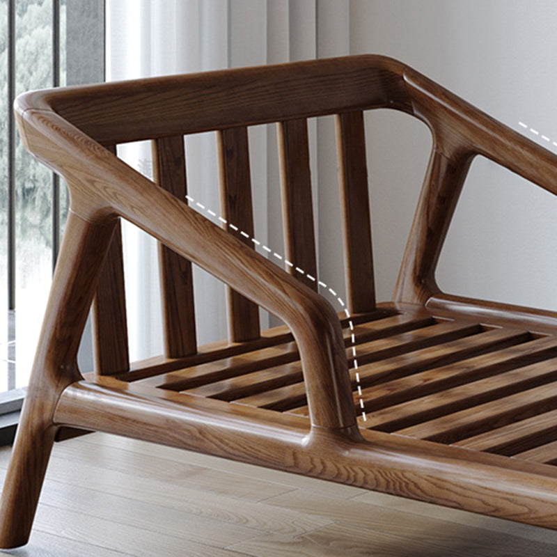 Scandinavian Upholstered Chaise Lounge Couch Wood Chaise Lounge Chair
