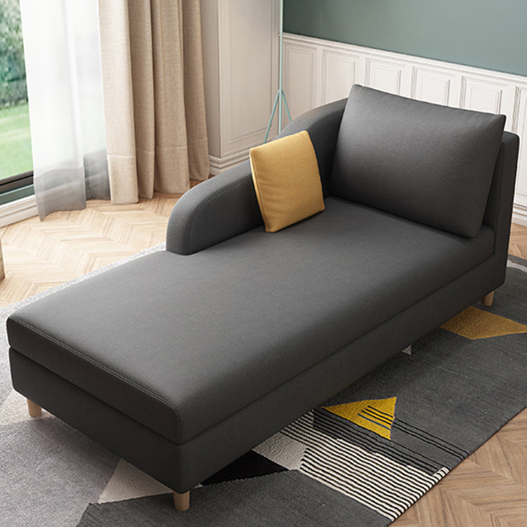 Scandinavian Chaise Lounge Chair One Armed Chaise for Living Room