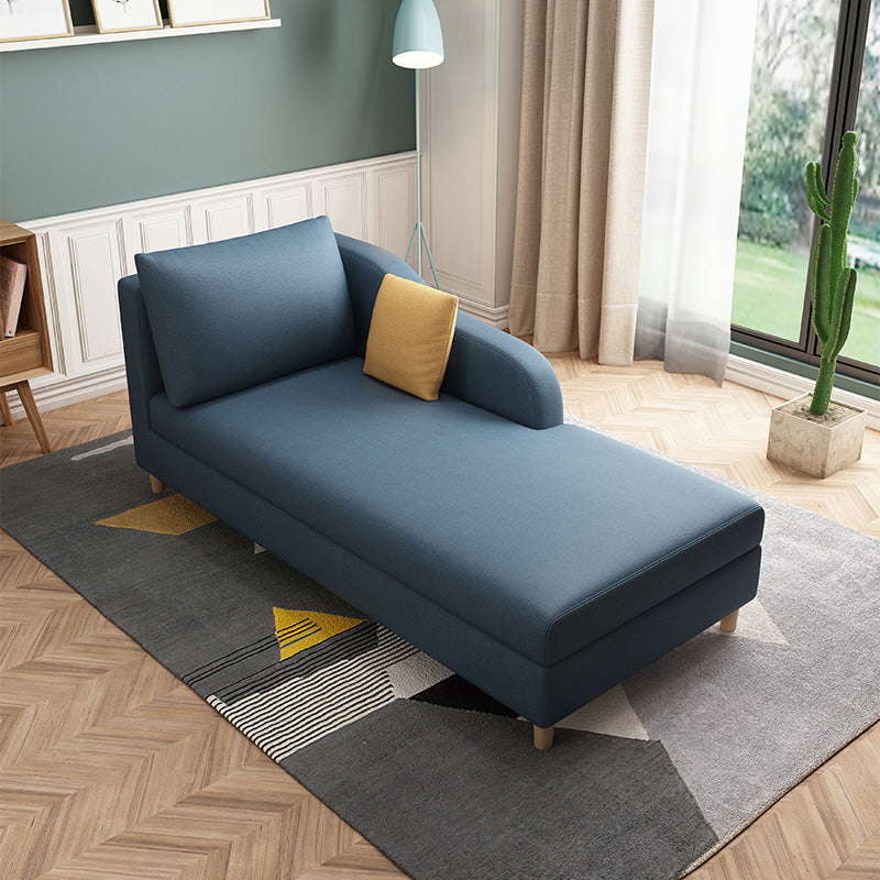 Scandinavian Chaise Lounge Chair One Armed Chaise for Living Room