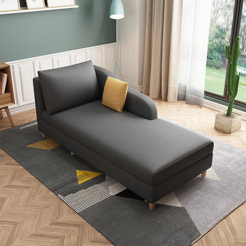 Scandinavian Chaise Lounge Chair One Armed Chaise for Living Room