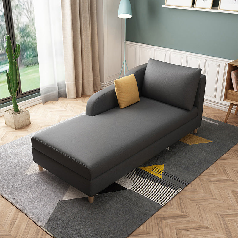 Scandinavian Chaise Lounge Chair One Armed Chaise for Living Room